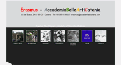 Desktop Screenshot of erasmus-bellearticatania.eu