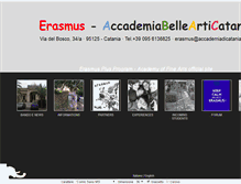 Tablet Screenshot of erasmus-bellearticatania.eu